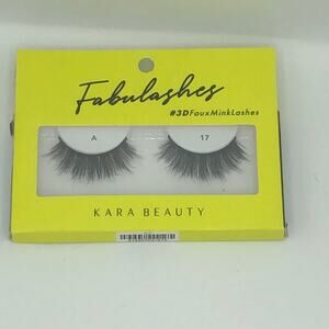 Kara Beauty  Strip Lash A17 FABULASHES 3D Faux Mink Lashes Extension New in Box